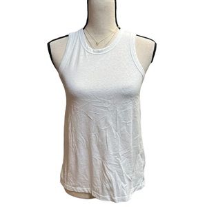 J CREW CROSS BACK TANK WHITE